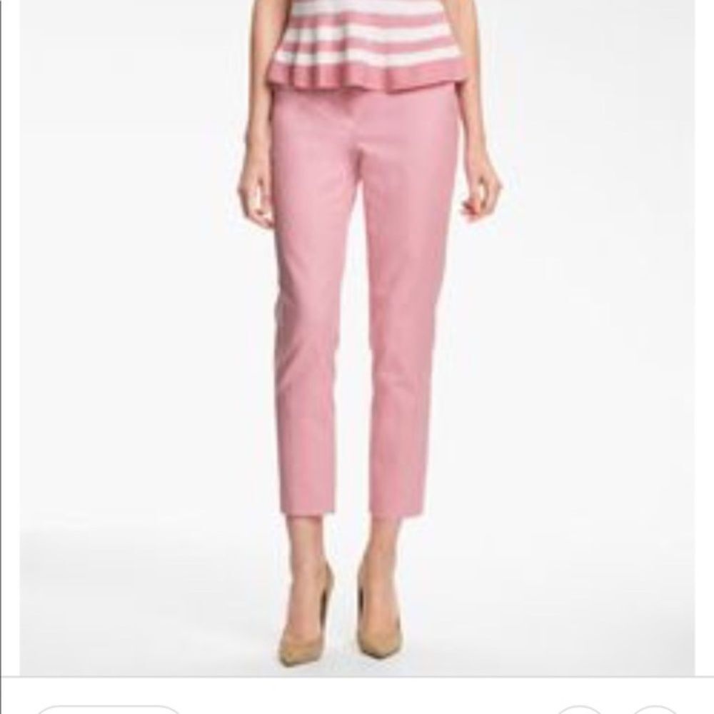 St. John Twill Salmon Pants Size 8